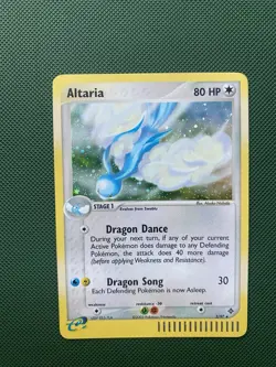 Pokemon TCG Expedition Altaria Holo Rare Card 2/97 SWIRL LP - Image 1