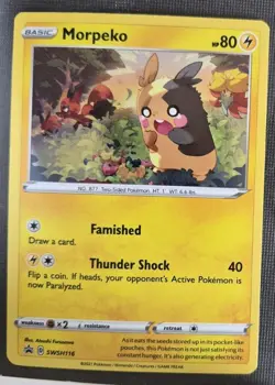 Morpeko SWSH116 SWSH: Sword & Shield Promo Cards Holo NM - Image 1