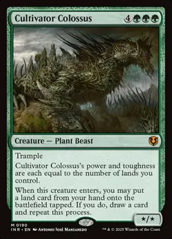 MTG Cultivator Colossus - Foil, Innistrad Remastered, Lightly Played, English - Image 1