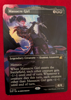 Massacre girl Extended art Regular R EX Ravnica remastered MTG - Image 1