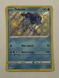 Suicune SV022/SV122 Shining Fates Shiny Holo Rare NM - Image 1
