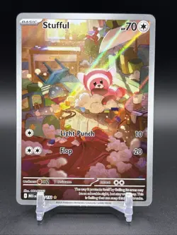 Pokemon Stufful 154/132 Mega Evolution Illustration Rare Holo 70 HP - Image 1