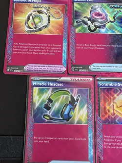 Pokemon Ace Spec Trainer Cards Assortment - Amulet of Hope, Miracle Headset - Image 2