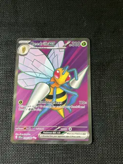 Pokemon Beedrill EX TCG 098/086 Ultra Rare Full Art - Image 1