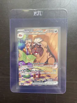 Pokemon TCG Stage 1 Arven's Mabosstiff EX #235/182. Destined Rivals - Image 1