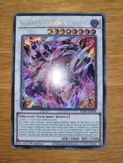 Scarred Dragon Archfiend Secret Rare RA05-EN044 English Yugioh - Image 1