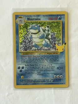 Blastoise Holo Pokemon Celebrations Classic Collection Card 2/102 TCG Near Mint - Image 1