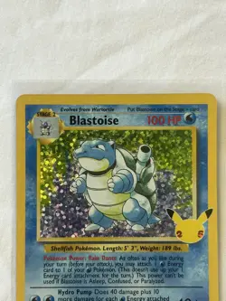 Blastoise Holo Pokemon Celebrations Classic Collection Card 2/102 TCG Near Mint - Image 5