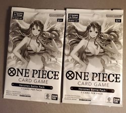 One Piece TCG Card Game -Heroines Battle Pack English SEALED ENGLISH x2 Packs - Image 1