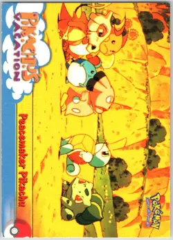 Peacemaker Pikachu #46 Topps The First Movie Trading Cards Pokemon LP - Image 1