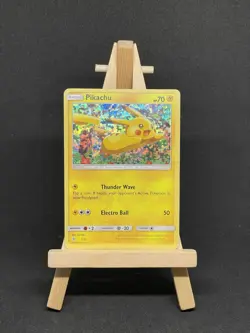Pikachu 5/12 - Glitter Foil Holo - McDonalds 2017 Promo Pokemon TCG English Card - Image 1