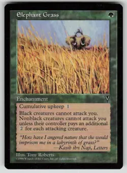 Elephant Grass Uncommon Visions MTG Near Mint - Image 1