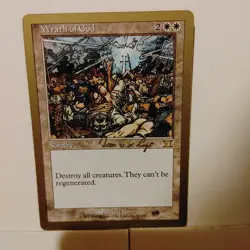 WRATH OF GOD --- MTG -- WORLDS CHAMPS BRUSSELS 2000 --- LP - Image 1