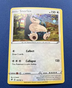 Snorlax 141/192 Cosmos Holo Promo Pokemon Card - Image 1