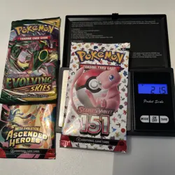 Pokemon Heavy Evolving Skies Sealed Booster Pack + Ascended Heroes Heavy + 151 - Image 2