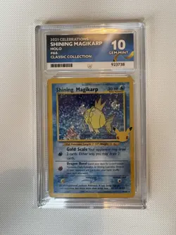 Pokemon Celebrations - Shining Magikarp Card 66/64 Ace 10 - Perfect Sub Grades! - Image 1