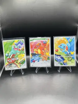 Pokemon TCG First Partner Illustration Collection Series 1 Kanto GEN 1 Set NM - Image 1