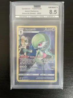 Pokemon TCG Gardevoir Sword & Shield-Astral Radiance TG05/TG30 Holo Rare PTG 8.5 - Image 1