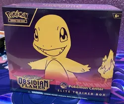Pokemon Center Obsidian Flames elite trainer box ETB & NEW acrylic Case - Image 1