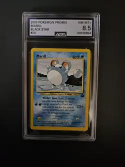 AGS 8.5 - Marill #29 - 2000 Pokemon Promo - Black Star - Pokemon League - Image 1
