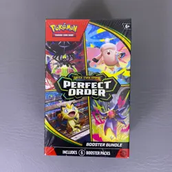 Pokemon TCG Mega Evolution Perfect Order Booster Bundle 6 Packs Factory Sealed - Image 2