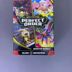 Pokemon TCG Mega Evolution Perfect Order Booster Bundle 6 Packs Factory Sealed - Image 3