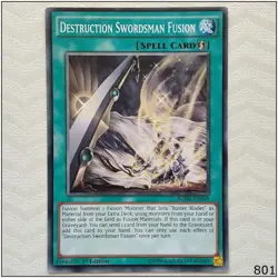 Destruction Swordsman Fusion - BOSH-EN059 - Common 1st Edition Yugioh - Image 1