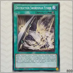 Destruction Swordsman Fusion - BOSH-EN059 - Common 1st Edition Yugioh - Image 1