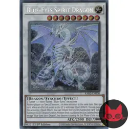 Yugioh Blue-Eyes Spirit Dragon RA02-EN030 Secret Rare 1st Edition NM - Image 1