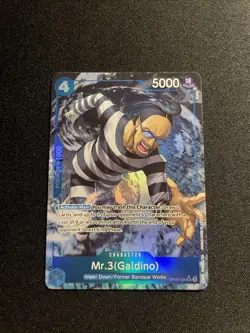 Mr.3 (Galdino) ALT SR (OP16-056) | OP16 - The Time of Battle | ENGLISH ALT ART - Image 1