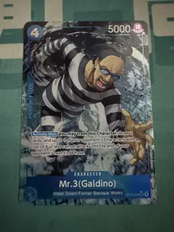 Mr.3 (Galdino) ALT SR (OP16-056) | OP16 - The Time of Battle | ENGLISH ALT ART - Image 1