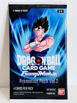 Dragon Ball Super Fusion World - Promotion Pack Vol.2 (4 Cards) Sealed DBSFW - Image 2