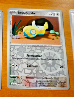POKEMON AVENTURES ENSEMBLE CARD REVERSE HOLO CARTE 120/159 JTG FR EV09 MINT - Image 1