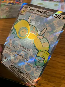 NM! Dudensparce ex (178/159) Journey Together Full Art Ultra Pokemon Card! - Image 4