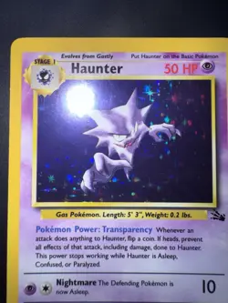 Pokemon Card english Holo Haunter 6/62 Fossil Wizards 1999 Excellent - Image 3