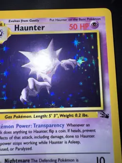 Pokemon Card english Holo Haunter 6/62 Fossil Wizards 1999 Excellent - Image 5
