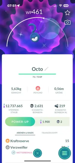 Pokemon Go Shiny Icognito U / Unown U ❓❓❓❓❓❓ - Image 1