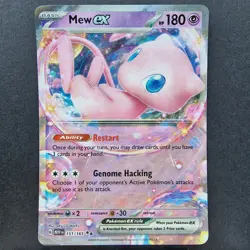 Mew ex 151/165 - Scarlet & Violet 151 - Double Rare - Pokemon TCG Card English - Image 1