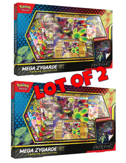 2x Pokemon Mega Zygarde ex Premium Collection Factory Sealed Box PRESALE - Image 1