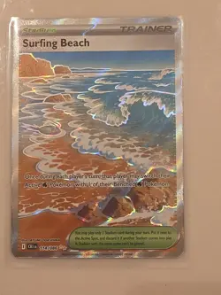 Surfing Beach 114/086 ME04: Chaos Rising NM Pokemon TCG Ultra Rare - Image 1