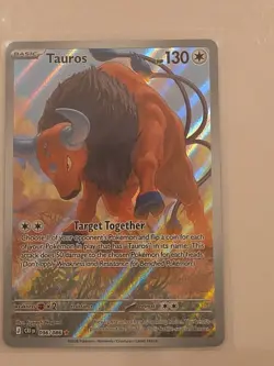 Tauros 96/86 Illustration Rare Pokemon Chaos Rising ME04 NM - Image 1