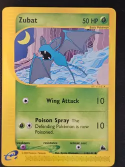 Pokemon TCG Zubat 118 Skyridge Mint Near Mint (non-holo) - Image 1
