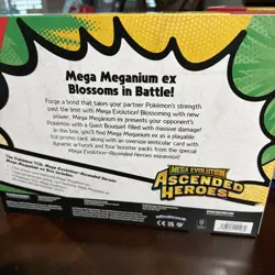 Pokemon Ascended Heroes Factory Sealed Mega Meganium Ex Box & Feraligatr ex Box - Image 4