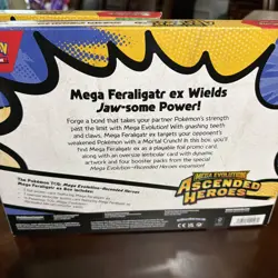 Pokemon Ascended Heroes Factory Sealed Mega Meganium Ex Box & Feraligatr ex Box - Image 5