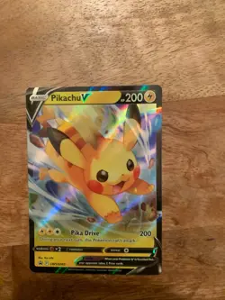 Pikachu V SWSH285 Holo P Sword & Shield Promo NM Pokemon - Image 1