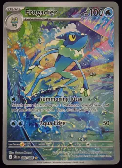 Pokemon TCG: Chaos Rising - Frogadier (089/086) Full Art Illustration Rare - Image 1