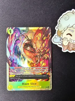 OP07-116 Blaze Slice ALT ART Promo One Piece TCG - BEST SELECTION VOL. 5 English - Image 1