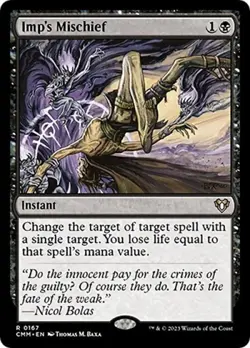 Imp's Mischief - Near Mint MTG Commander Masters - Image 1