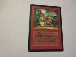 MTG EARTHBIND CARD - Image 1