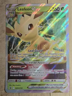 Leafeon VSTAR SWSH195 Jumbo Cards Holo - Image 1